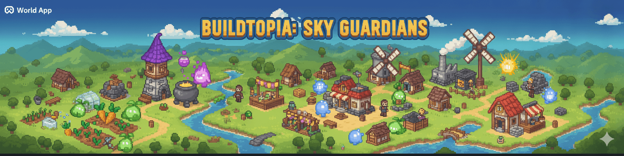 Buildtopia Sky Guardians - Village View